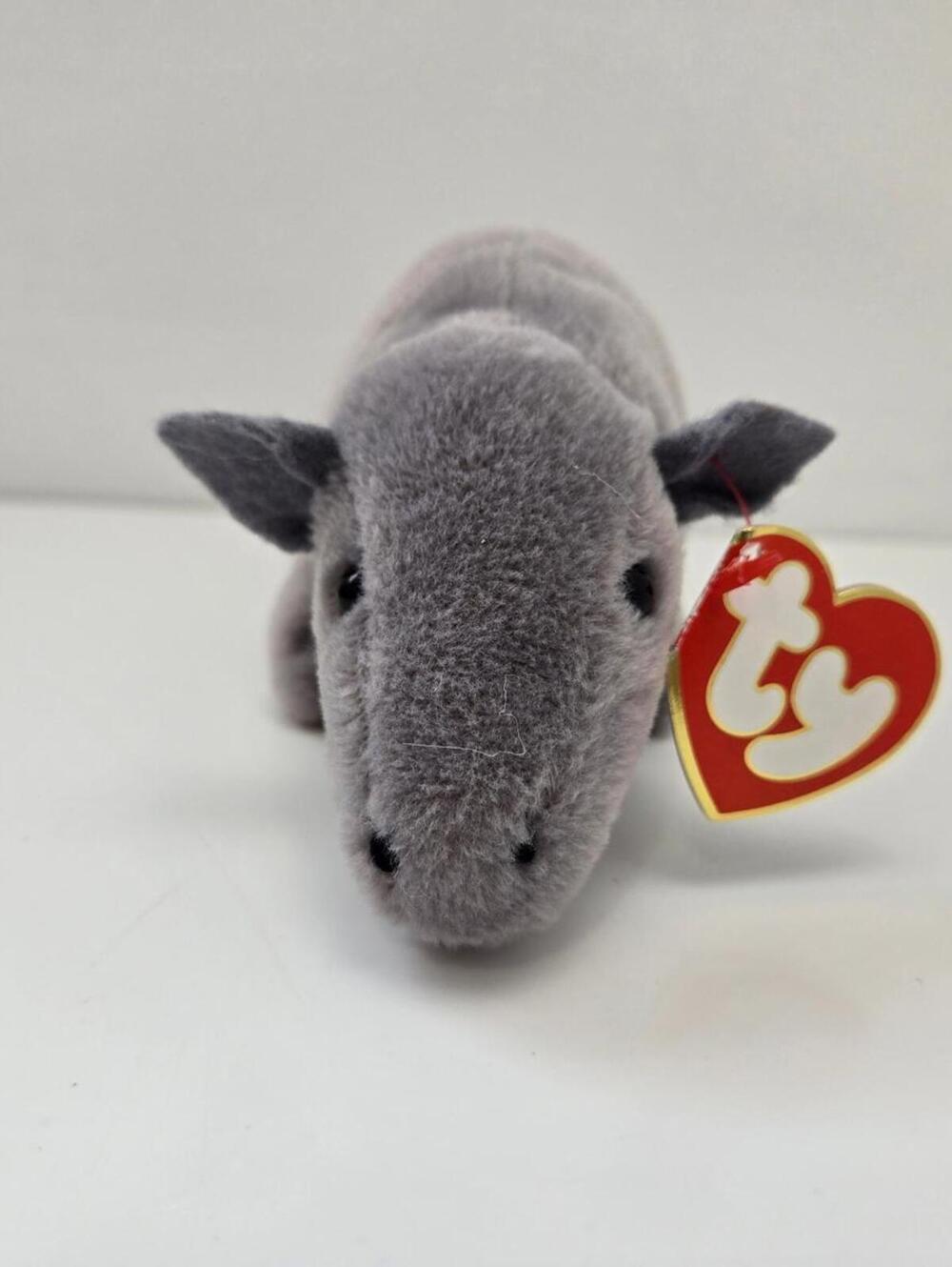 Ty Beanie Baby “Tank” the Armadillo - 3rd Generation Hang Tag! *Rare* (8 inch)